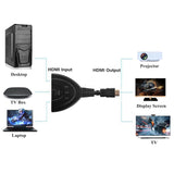 Centropower 3X1 Mini HDMI auto Switch with pigtail cable