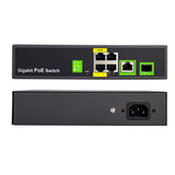 6 Port Gigabit PoE+ Switch (4 PoE+ Ports | 2 Uplink Port) – 65W – 802.3at – POE-2606-4E-65