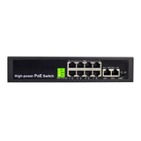 8 10/100M Port + 2 uplink, Long Distance POE SWITCH (POE-2010-8E-150W)